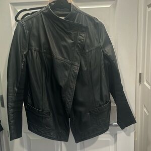 Leather Jacket Black Sejour